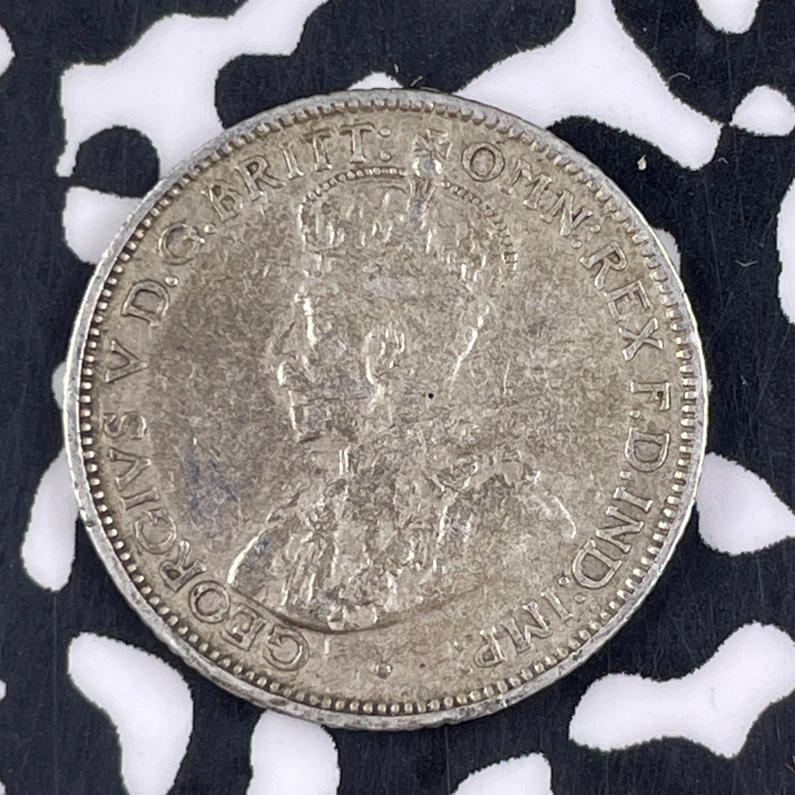 1936 Australia 6 Pence Sixpence Lot#F4615 Silver!