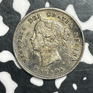 1871 Canada 5 Cents Lot#JM9503 Silver! Nice!
