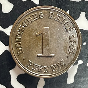 1874-A Germany 1 Pfennig Lot#T5768 High Grade! Beautiful!