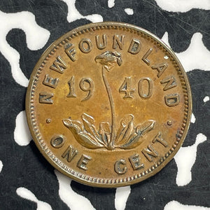 1940 Newfoundland Small Cent Lot#C0533