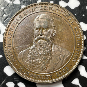 1892 South Africa Kimberly International Expo. Medal Lot#JM7044 Obverse Scratch