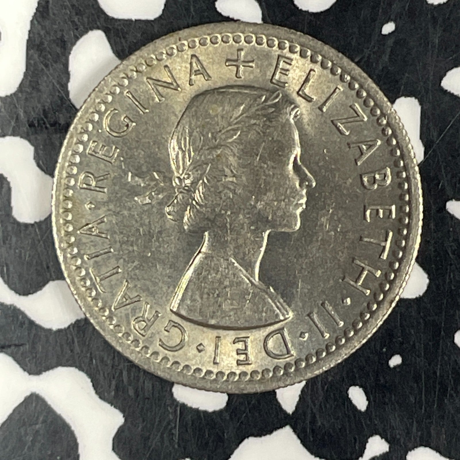 1954 Great Britain 6 Pence Sixpence Lot#C6495 High Grade! Beautiful!