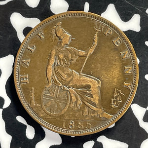 1885 Great Britain 1/2 Penny Half Penny Lot#T9426