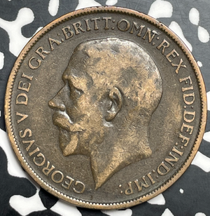 1912-H Great Britain 1 Penny Lot#T9816