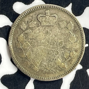 1900 Canada 5 Cents Lot#T6975 Silver!