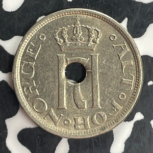1923 Norway 25 Ore Lot#T8209 Nice! Km#382