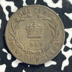 1865 Newfoundland Large Cent Lot#T9260