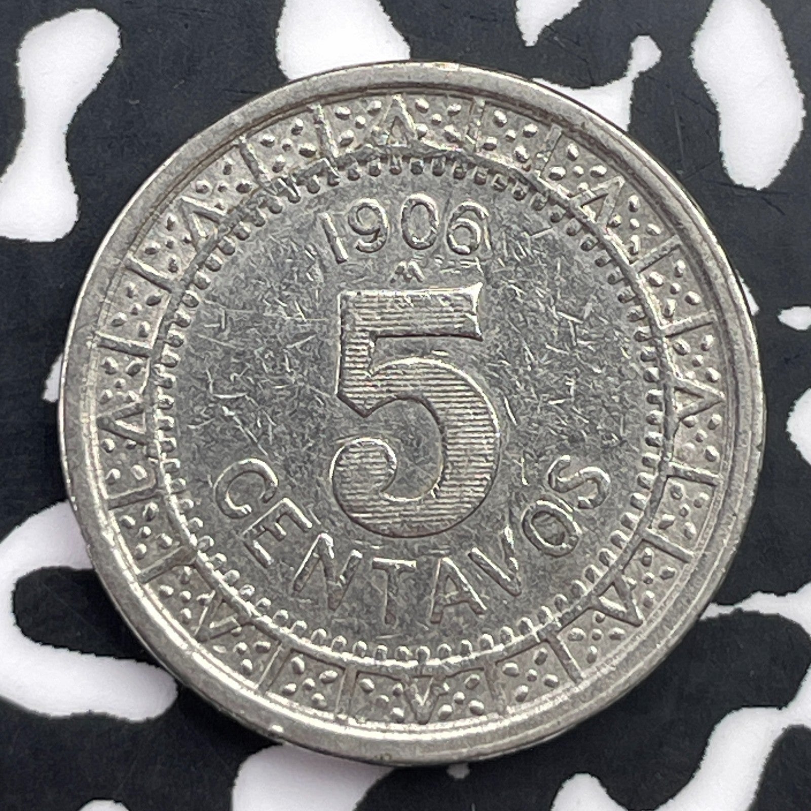 1906-M Mexico 5 Centavos Lot#C4336