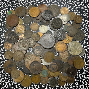 Bulk Lot Of 100x Assorted World Cull Coins Lot#B2257 Mixed Date