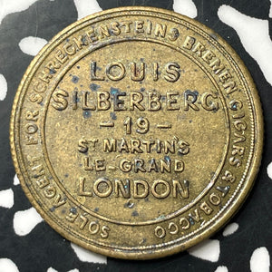 Undated Great Britain London Louis Silberberg Merchant Token Lot#E8742