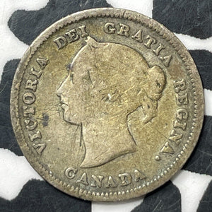 1881-H Canada 5 Cents Lot#E8959 Silver!