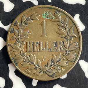 1905-J German East Africa 1 Heller Lot#T6972