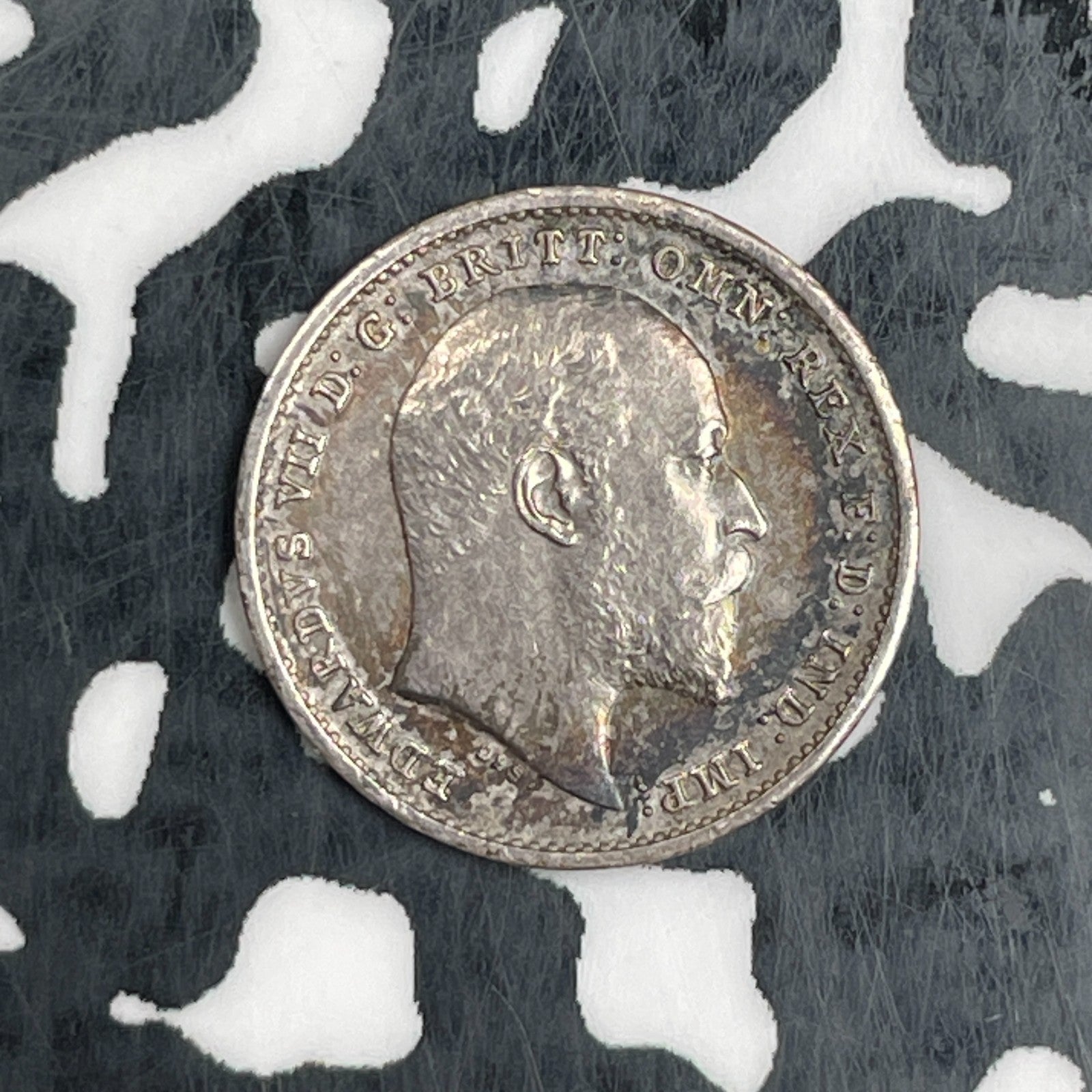 1902 Great Britain Maundy 2 Pence Lot#N1751 Silver! 14,000 Minted