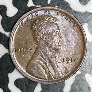 1918 U.S. Wheat Cent Lot#T5970 High Grade! Beautiful!