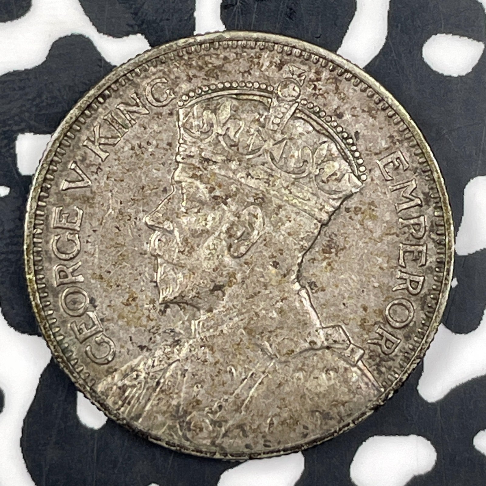 1934 Fiji 1 Shilling Lot#C8747 Silver! Nice!