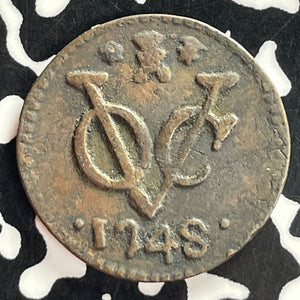 1748 Netherlands East Indies Zeeland 1 Duit Lot#T7442