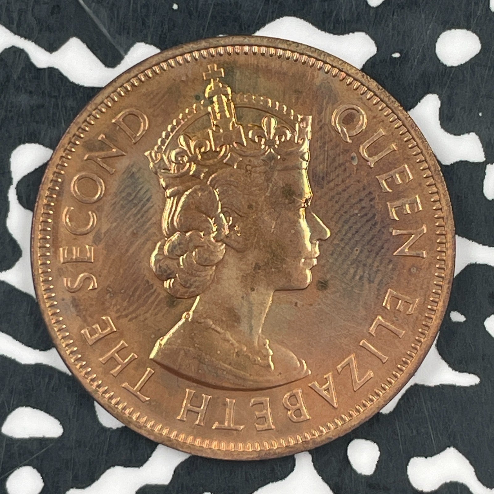 1969 Seychelles 5 Cents Lot#F7822 Proof!