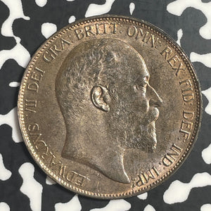 1902 Great Britain 1 Penny Lot#T3607 High Grade! Beautiful!