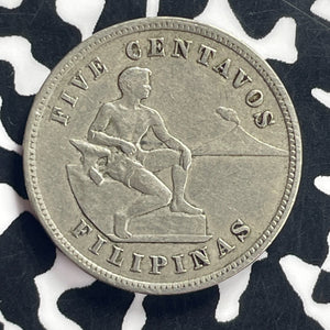 1903 U.S. Philippines 5 Centavos Lot#T9123