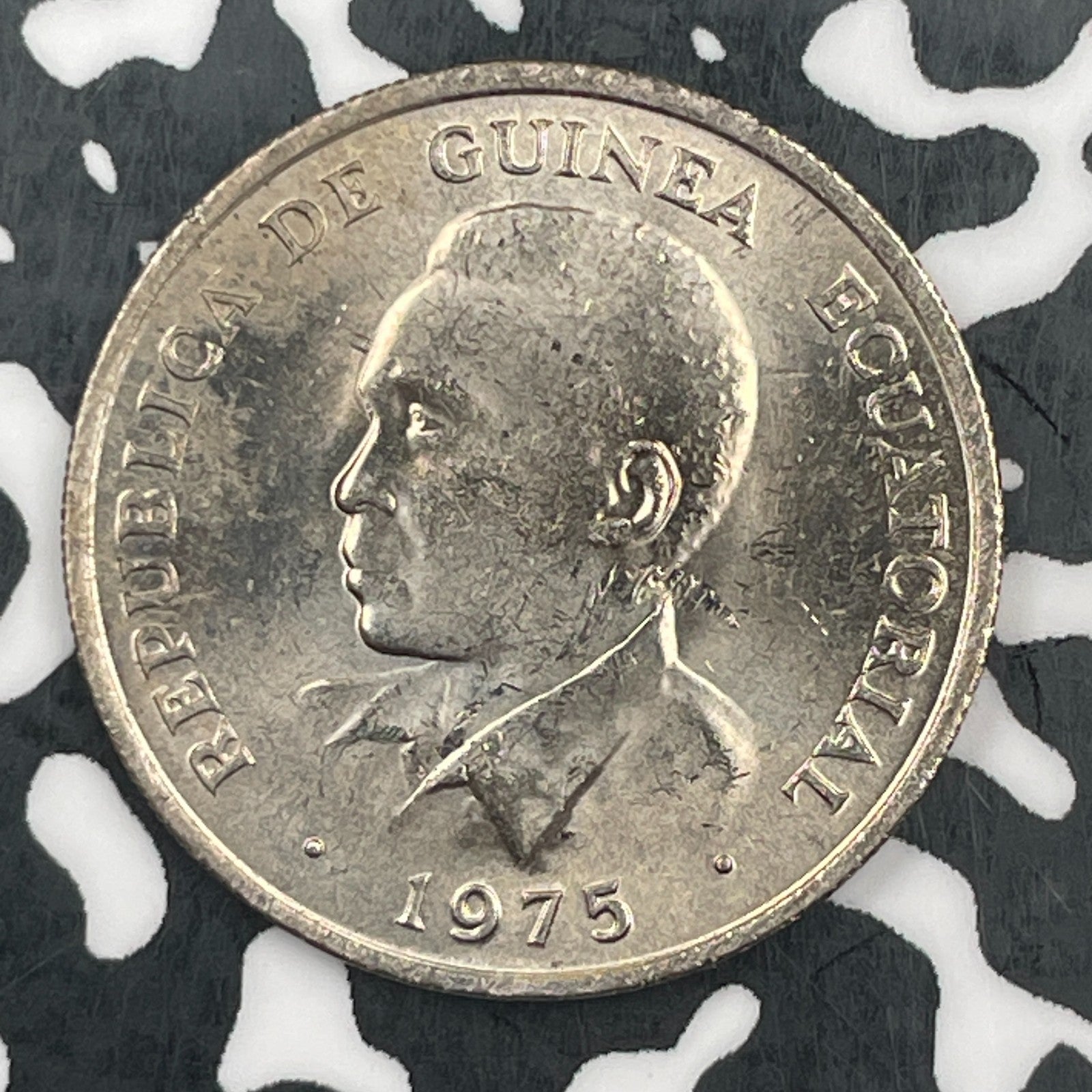 1975 Equatorial Guinea 10 Ekuele Lot#F8155 High Grade! Beautiful!