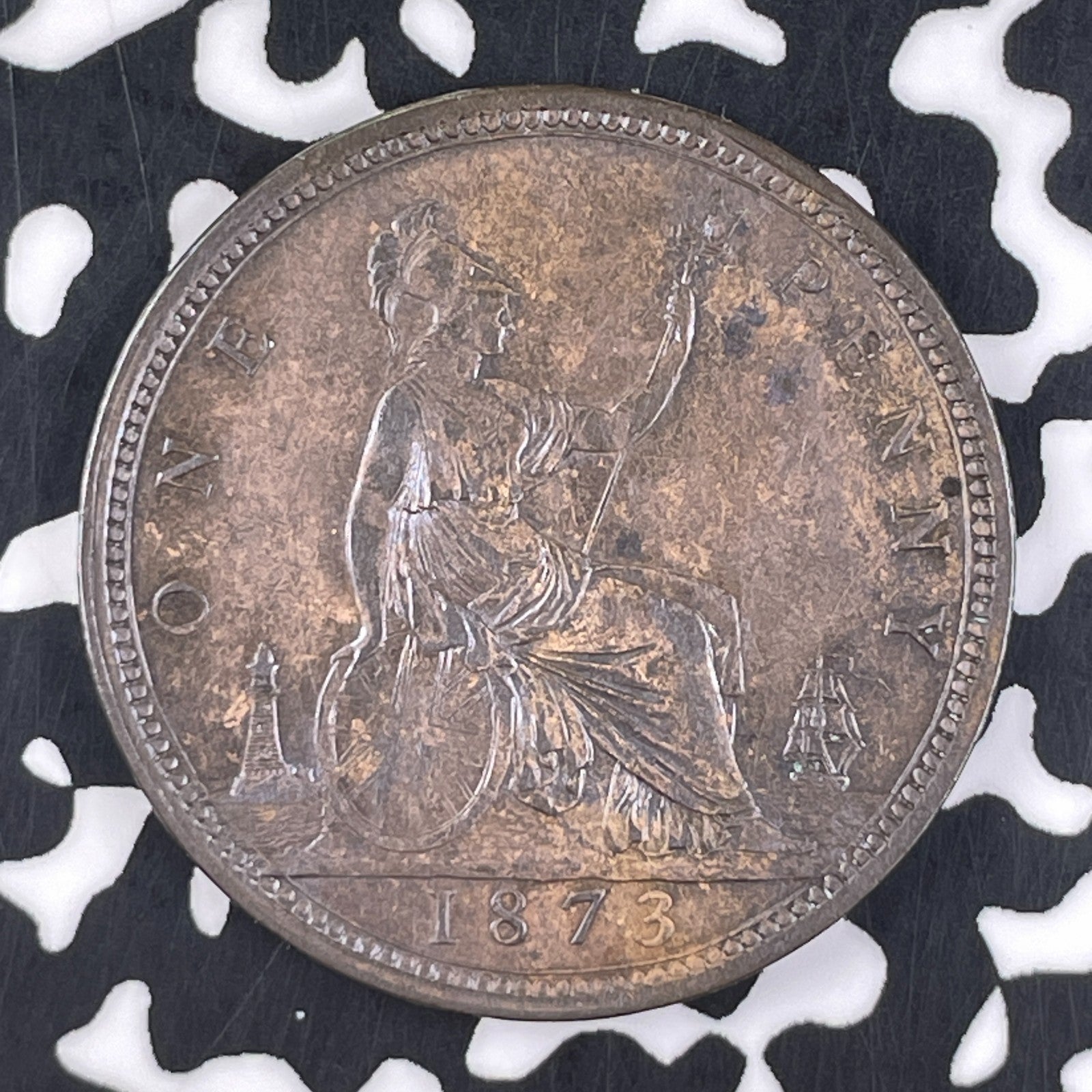 1873 Great Britain 1 Penny Lot#F3361 Nice!