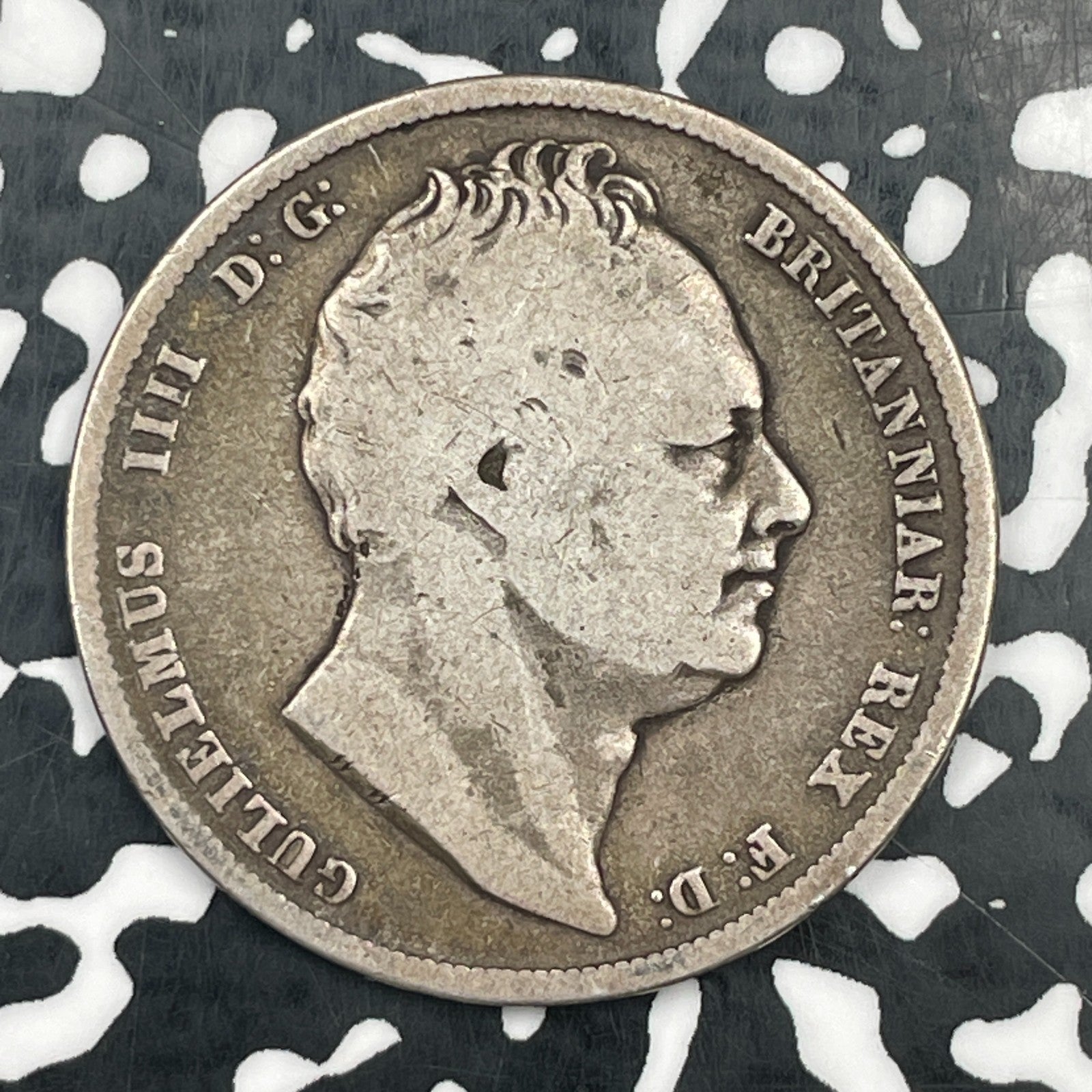 1836 Great Britain William IV 1/2 Crown Lot#N1560 Silver!