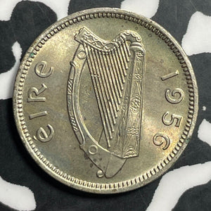 1956 Ireland 3 Pence Threepence Lot#E8585 High Grade! Beautiful!