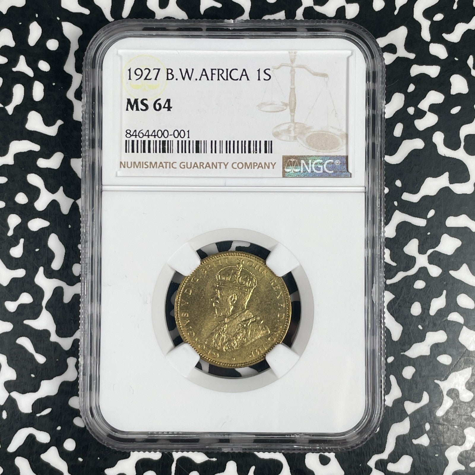 1927 British West Africa 1 Shilling NGC MS64 Lot#G3756 Choice UNC!
