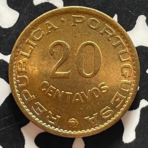 1962 St. Thomas Prince 20 Centavos Lot#T5005 High Grade! Beautiful!