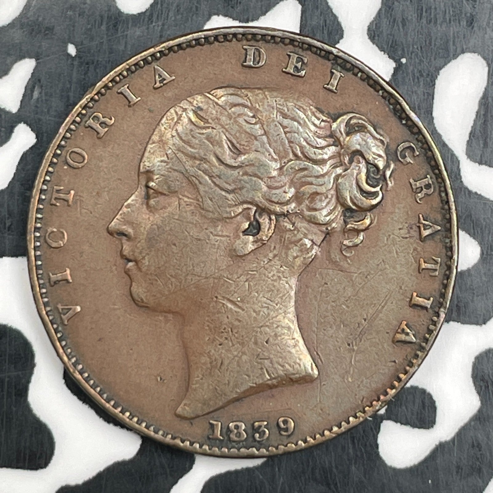 1839 Great Britain Farthing Lot#N1793 Nice! Better Date