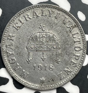 1918-KB Hungary 20 Filler Lot#T9875