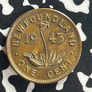1943 Newfoundland Small Cent Lot#T7946 High Grade! Beautiful!