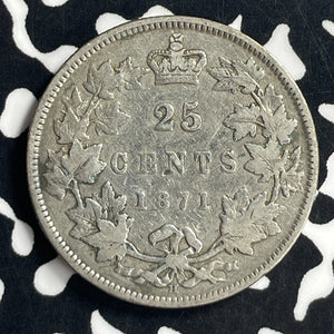 1871-H Canada 25 Cents Lot#JM9661 Silver!