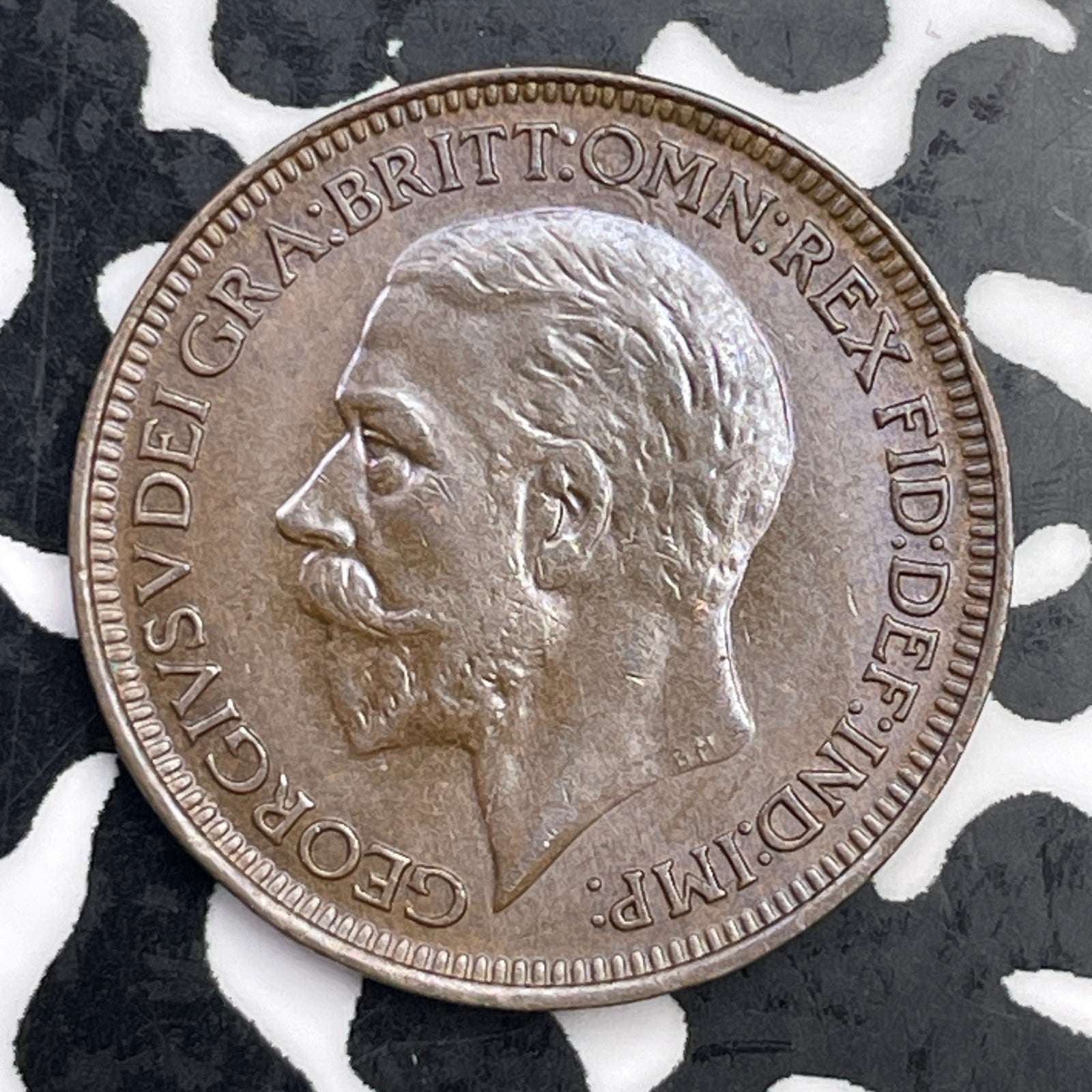 1927 Great Britain 1 Farthing Lot#F3400 High Grade! Beautiful!