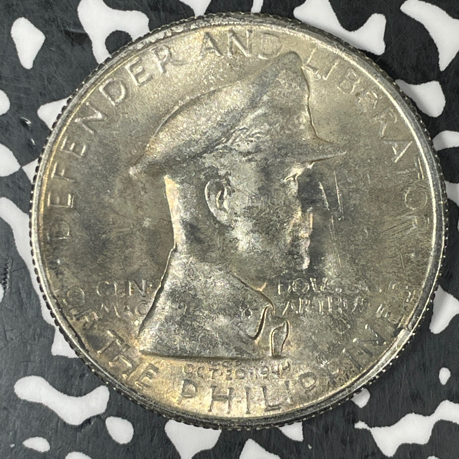 1947-S Philippines MacArthur 1 Peso Lot#JM0457 Silver! High Grade! Beautiful!