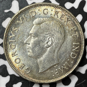 1942 Canada 50 Cents Lot#D7197 Silver! High Grade! Beautiful!
