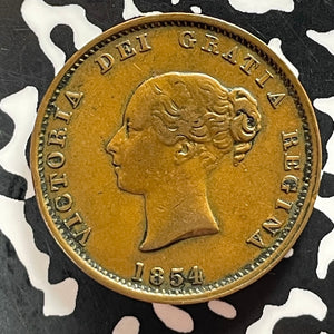 1854 New Brunswick 1/2 Penny Token Lot#T4786 Nice!