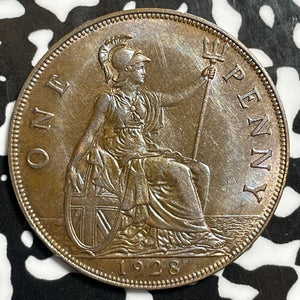 1928 Great Britain 1 Penny Lot#E4328 High Grade! Beautiful!