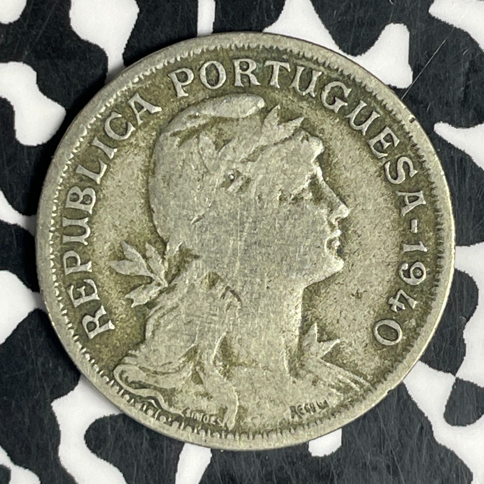 1940 Portugal 50 Centavos Lot#C6359