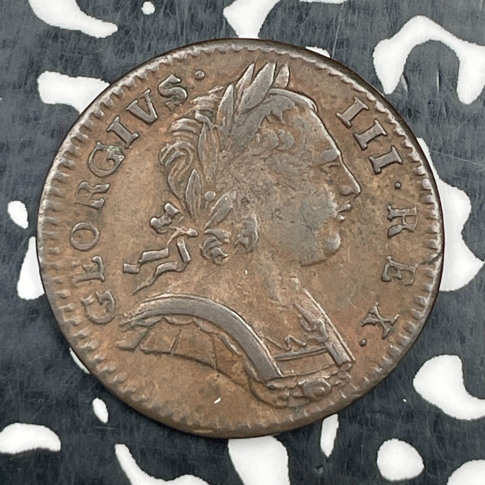 1774 Great Britain George III Farthing Lot#JM1809 Nice!