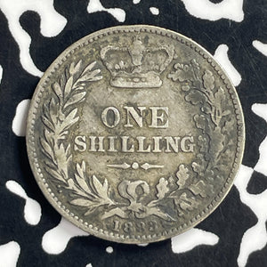 1883 Great Britain 1 Shilling Lot#T7178 Silver!