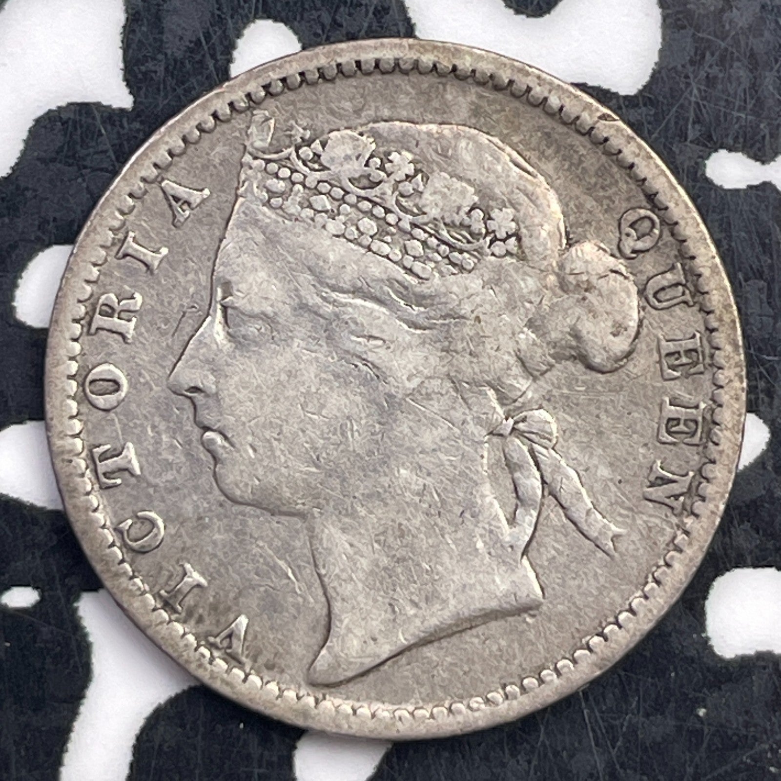 1894 British Honduras 10 Cents Lot#F3439 Silver! Low Mintage