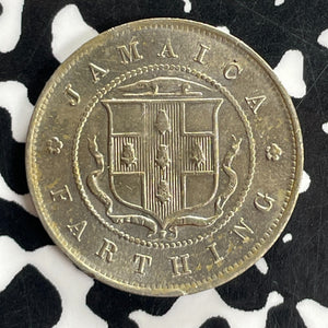 1916-H Jamaica Farthing Lot#C1095 High Grade! Beautiful!