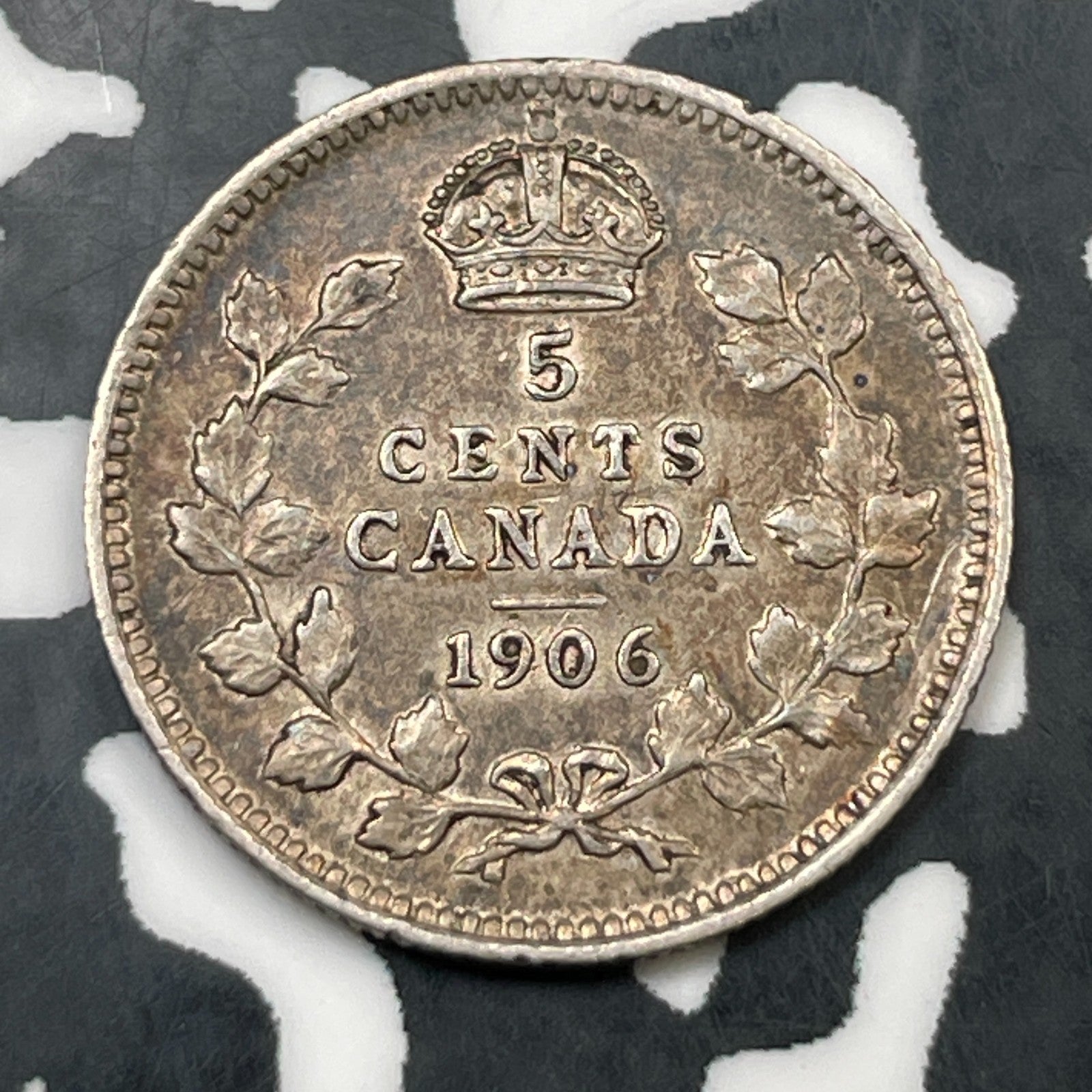 1906 Canada 5 Cents Lot#N3916 Silver!