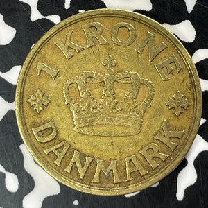 1931 Denmark 1 Krone Lot#T4181