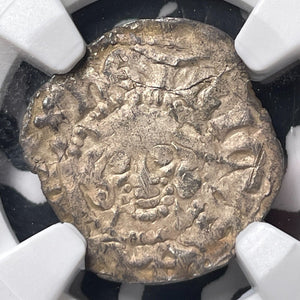 (1272-29) G.B. Henry III 1 Penny NGC AU50 Lot#G9598 Silver! St. Edmunds