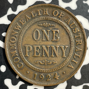 1924 Australia 1 Penny Lot#E7428