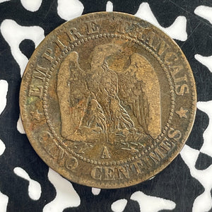 1857-A France 5 Centimes Lot#C1241