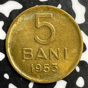 1953 Romania 5 Bani Lot#E6039 High Grade! Beautiful!