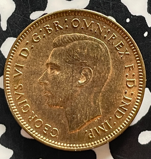 1937 Great Britain Farthing Lot#T4271 High Grade! Beautiful!
